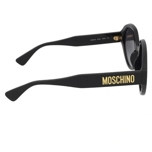 Moschino Black Sunglasses with Case & Cloth Moschino MOS165/S Square Sunglasses | Fashion Eyewear US main image 3
